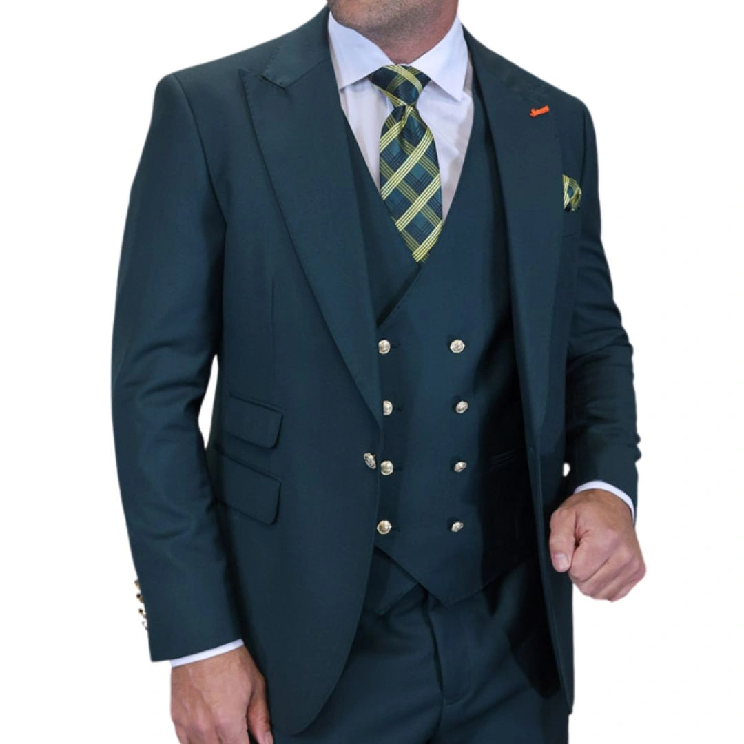 Aether Crest Collection: Der stilvolle Jäger Dreiteiler – Moderner Anzug, der Eindruck macht.